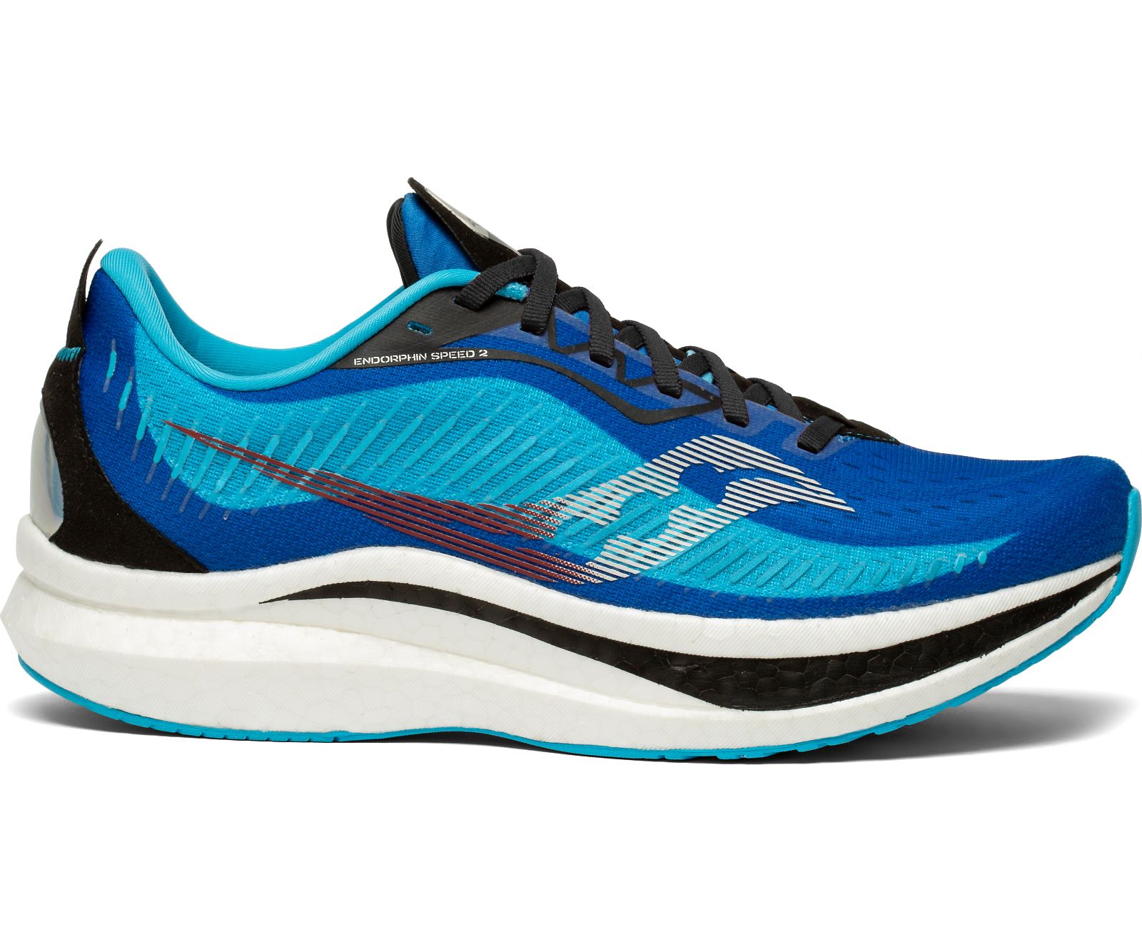 Tenis Para Correr Saucony Endorphin Speed 2 Hombre Azul Rey Negros | México 473TCEV